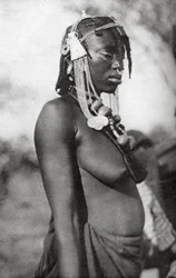 Femme arabe du sud du Soudan, Abu Matarik à Halfa, Soudan, 1925-1927