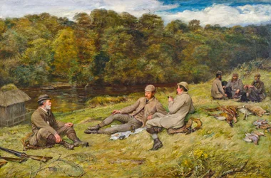 Partie de chasse à Stobhall (Perthshire)