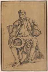 Quarante impressions lithographiques de dessins de paysages par Thomas Barker, sélectionnées parmi ses études de figures rustiques d