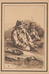Figures rustiques : Deux garçons, 1801
