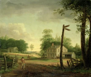 Auberge au bord de la route vers Philadelphie