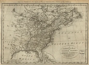Une carte exacte des États-Unis d