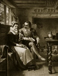 La cour de Shakespeare, illustration de 