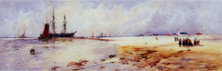 Pêcheurs à Katwyk Sands