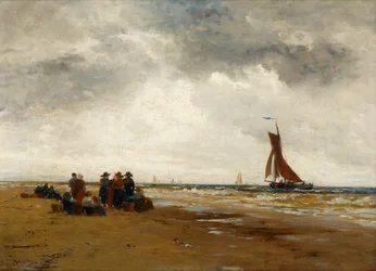 En attendant le retour des bateaux de pêche, Hollande