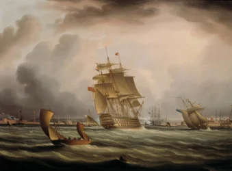 Navigation au large de Portsmouth