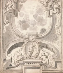 Conception pour décoration de plafond