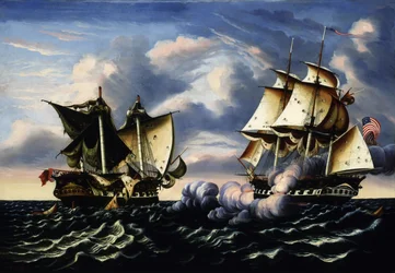 Capture de la frégate H.B.M. Macedonian par la frégate américaine United States, 25 octobre 1812