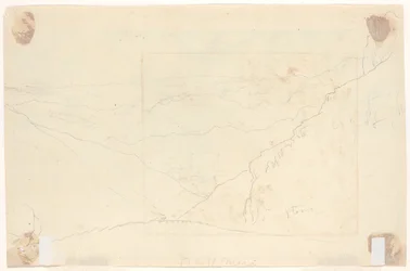 Paysage de montagne [verso]