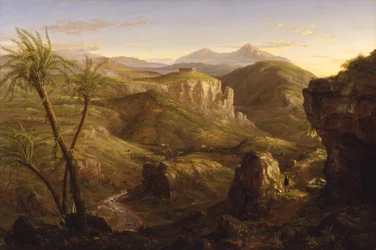 La vallée et le temple de Segesta, Sicile, 1844
