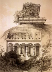 Grotte avec Vimana structurel, Mahavellipore