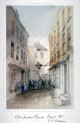 Vue de Chichester Rents, Fleet Street, Londres