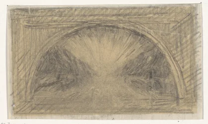Vue à travers une arche