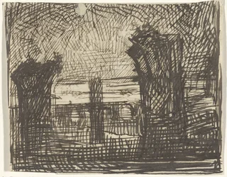 Vue sur des ruines