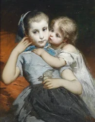 Sœurs, monogrammé T. C.