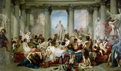 Les Romains dans leur décadence