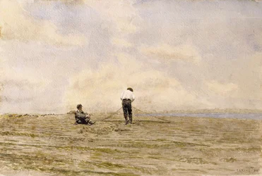 Réparation du filet, 1882