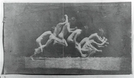 Photographies de la roue de Marey de George Reynolds, 1884