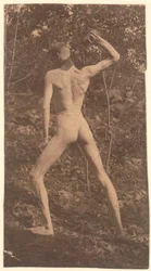 Lanceur de pierres, vers 1883