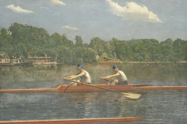 Les frères Biglin en course