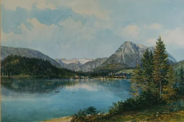 Le lac Altaussee avec le Dachstein