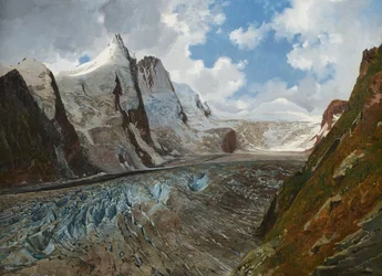Le Grossglockner avec le glacier Pasterze