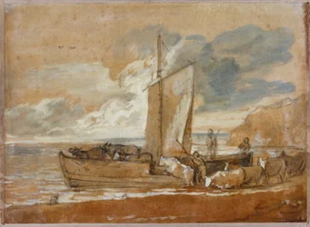 Un ferry à bétail, 1784-1788