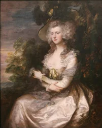 Allemand : Mrs Thomas Hibbert Portrait de Mrs Thomas Hibbert