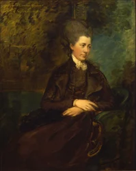 Portrait de Georgiana Poyntz, comtesse Spencer, c.1780-81