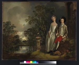 Portrait de Heneage Lloyd et de sa sœur, Lucy, vers 1750