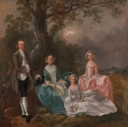La famille Gravenor, ca. 1754