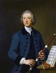 Lewis Christian Austin Granom (1722-1763), musicien, trompettiste et flûtiste du XVIIIe siècle