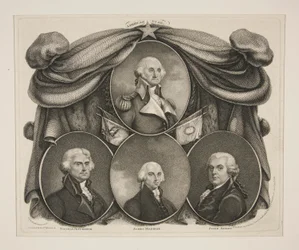 (Washington) Thomas Jefferson - James Madison - John Adams