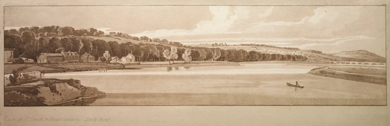 Une sélection de vingt des vues les plus pittoresques de Paris : Vue de St. Cloud..., 1802
