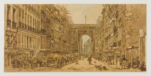 Le Faubourg et la porte Saint-Denis, 1801-1802. 10e et 12e arrondissements