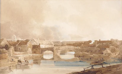 Pont de Morpeth, Northumberland, vers 1801