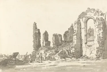 Ruines du palais de Savoy, Londres
