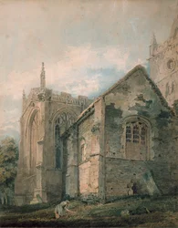 La maison charnelle ancienne, église de la Sainte-Trinité, Stratford-upon-Avon, 18e siècle