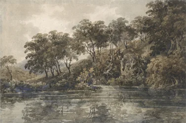 Arbres et étangs près de Bromley, Kent