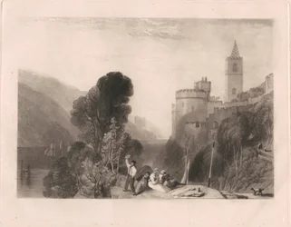 Château de Dartmouth, sur la rivière Dart