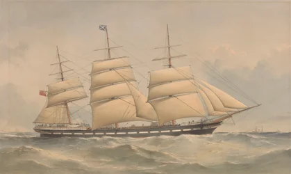 Clipper Ship Aurora en mer