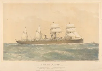 Navire à vapeur Austral appartenant à l