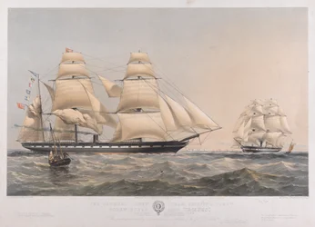 Le navire à vapeur à vis de la General Screw Steam Shipping Company, Croesus