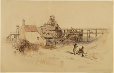 La fosse B, Fawden Colliery