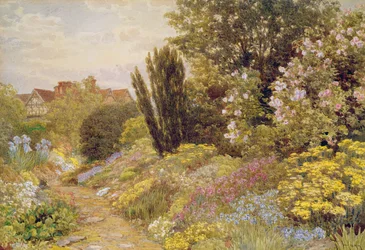 Les jardins alpins à Tangley Manor