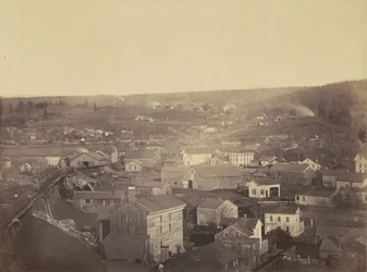 Honesdale, section 3, Del  Hudson Canal Co, c. 1863-1865 (photo)