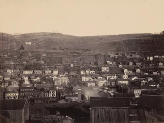 Honesdale, section 4, Del  Hudson Canal Co, c. 1863-1865 (photo)