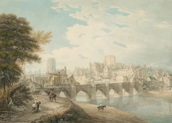 Vue Nord-Est de Durham, vers 1783