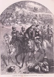 Hampden mortellement blessé à Chalgrove AD 1643