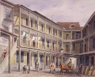 Aldgate High Street, Londres, vers 1850